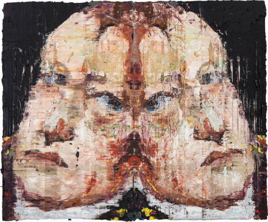 文倵 德国十大巨人面对面组画-黑格尔 100x120cm 布面油画 2014