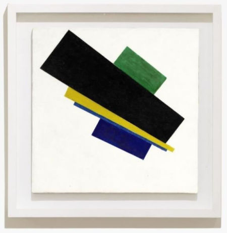 　卡兹米尔·马列维奇《至上主义，第18号构造》，伦敦苏富比上拍，成交价约合人民币2.09亿元