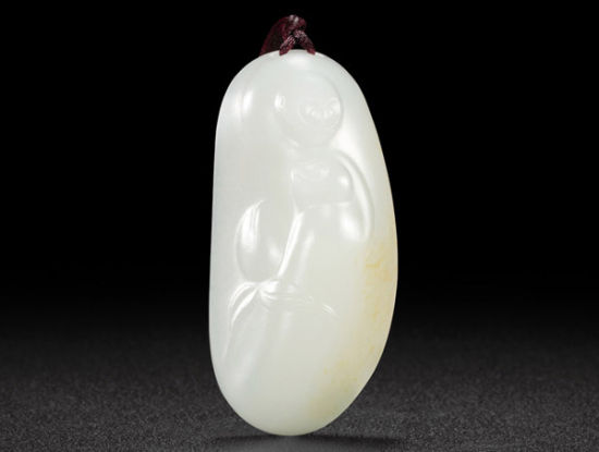 　　杨曦 和田玉籽料代代封侯