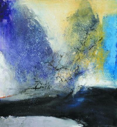 赵无极抽象画。