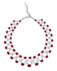 拍品编号2112 | 缅甸天然鸽血红红宝石项链