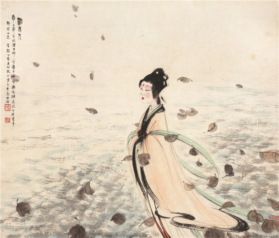 张大千 (1899-1983) 琵琶行诗意图