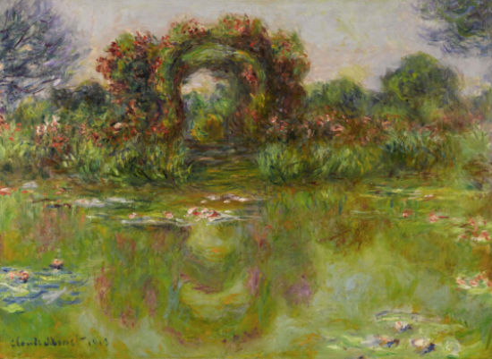 莫奈佳作《睡莲池与玫瑰》在纽约“印象派及现代艺术”晚拍上以2，041万美元(折合人民币约1.265亿元)成交