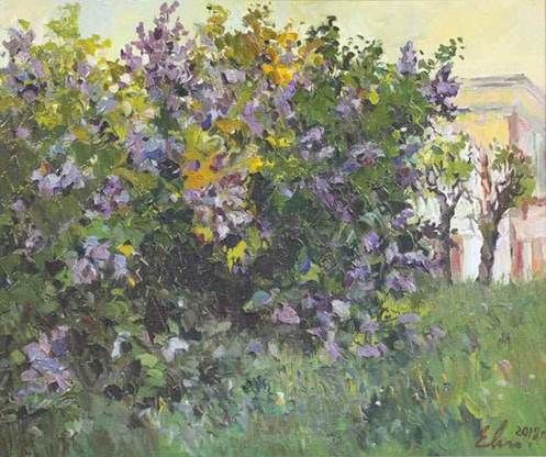 　　丁香花丛 2012 (拍品编号：F009)