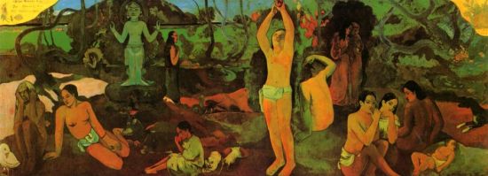 《《我们从何处来？我们是谁？我们往何处去？》，高更最大幅的油画。