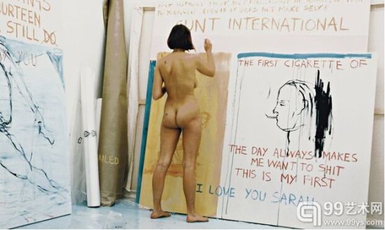 翠西·艾敏裸体创作《Exorcism of the Last Painting I Ever Made》