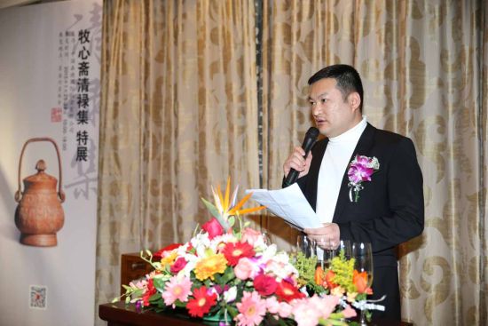 牧心斋主人张明先生致辞