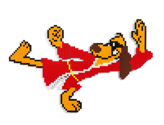 法国街头艺术家Invader向李小龙致敬之作、 特别为香港所创作的《别名：香港第五十八号》