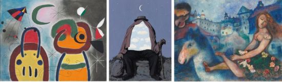 米罗、马格利特、夏卡尔等多位超现实主义大师作品上拍佳士得