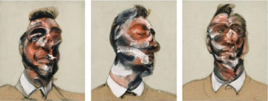 乔治?戴尔肖像三习作乔治?戴尔肖像三习作