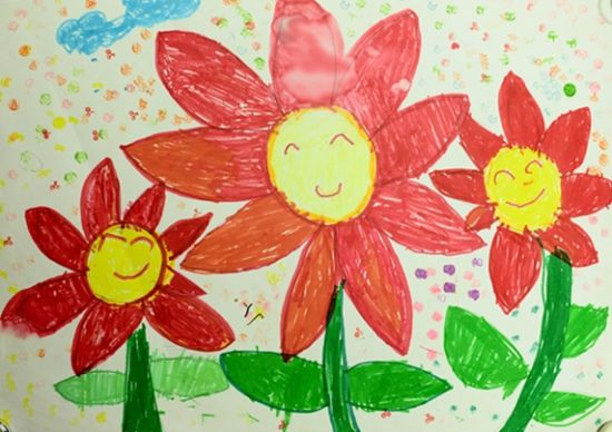 太阳花-新智心语张琳琳小朋友作品