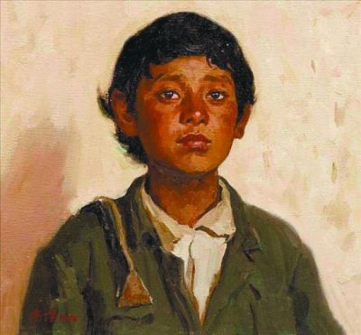 靳尚谊作品《放牛娃》。