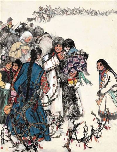 此前只能从宣传画和出版物中窥见的《高原子弟兵》将为黄胄专场增色。