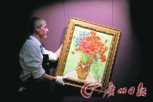 王中军刚拍下的名画《雏菊与罂粟花》。