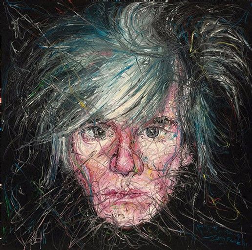 曾梵志的《安迪 • 沃荷肖像》经过多轮竞价最终以1,947万高价成交