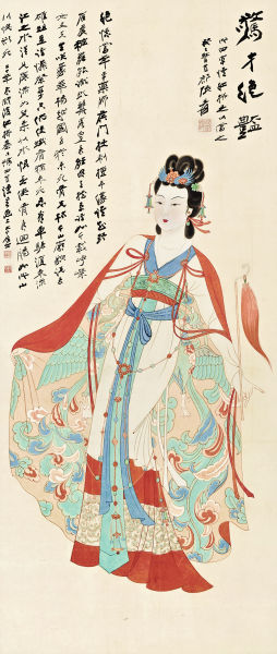 张大千《惊才绝艳》拍出6620万 13年上涨14倍