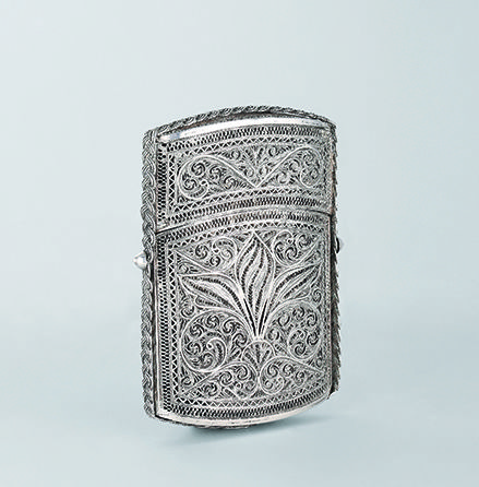 36号拍品：银制掐丝名片盒