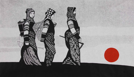 图13【《朝阳》】