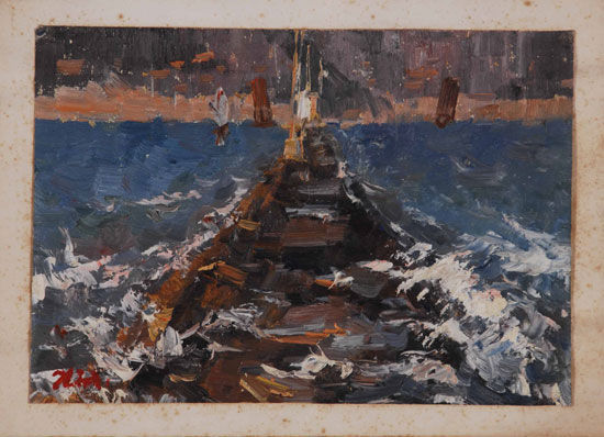 图15【谌北新《戏浪》】