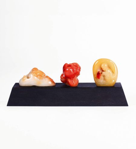 郑继 芙蓉石童趣