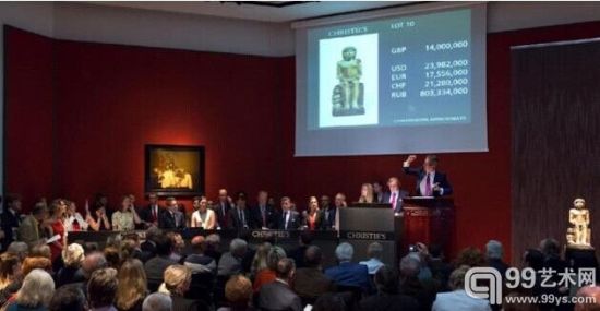 古埃及石雕以近1600万英镑拍卖