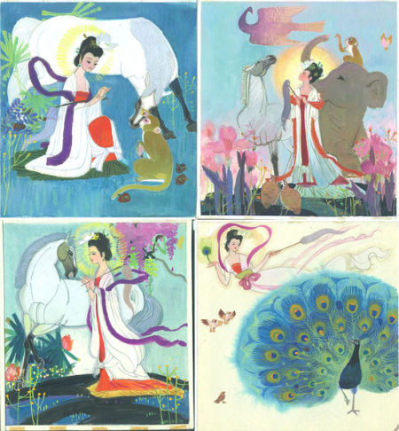 图3【姬德顺 《孔雀的尾巴》】