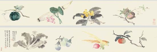 Lot 1273 吴湖帆(1894-1968) 蔬果卷