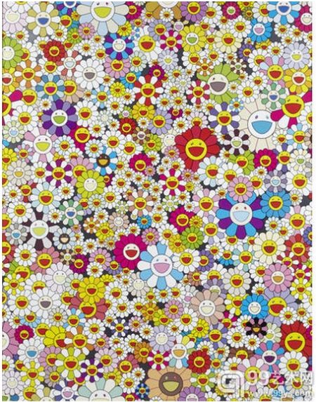 村上隆(日本, 生于1962)作品《Poproke Forest》，成交价750美元。