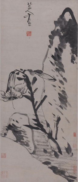 八大山人 百合拳石 估价RMB1700-2000万元