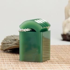 西安绿石瓦钮方章