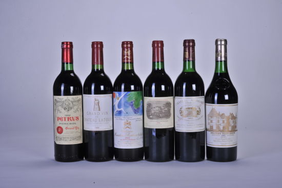 波尔多1982年份名庄酒超级套装 6瓶×750ml