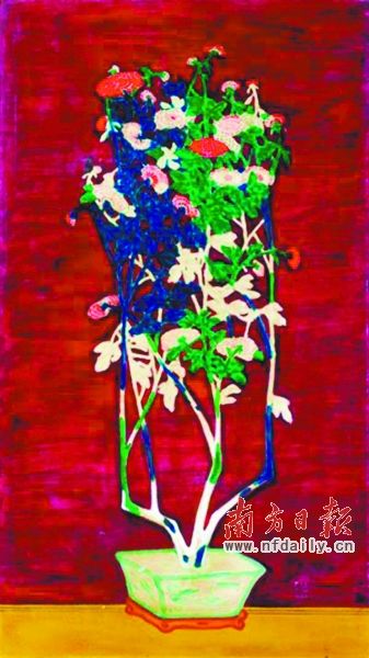 常玉作品《聚瑞盈馨》。