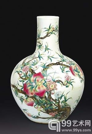 清代粉彩花瓶