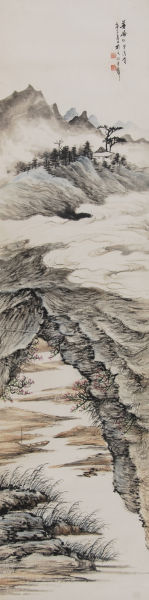 图4【黄君璧《山水》】