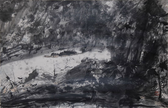 图9【洪凌 《闲士图》】