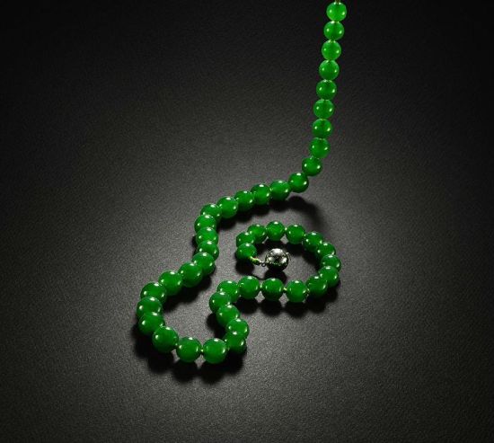 精品翡翠珠子项鍊