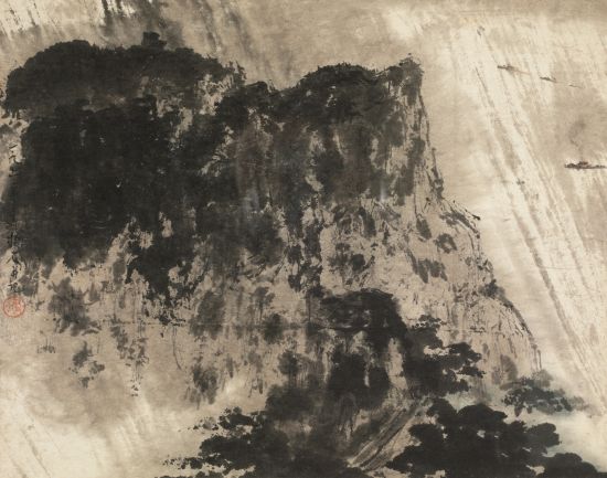 傅抱石(1904-1965) 登庐山诗意