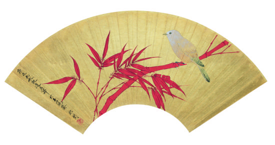 于非闇(1889－1959) 红叶白禽