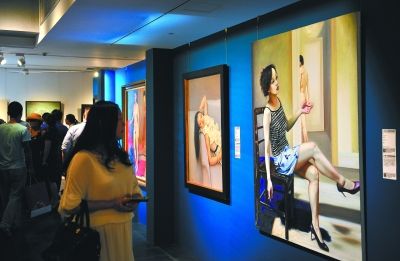 国内艺术品市场在尝试与金融融合。新华社发