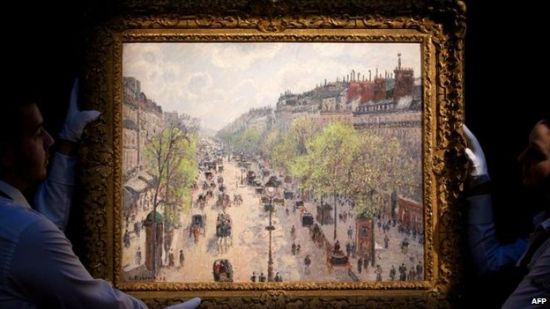 伦敦苏富比以近两千万英镑的价格拍卖了毕沙罗的一幅油画。