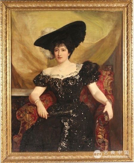 约翰·辛格尓·萨金特 伦道夫·丘吉尔夫人