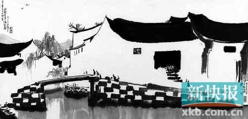 吴冠中《苏州园林》