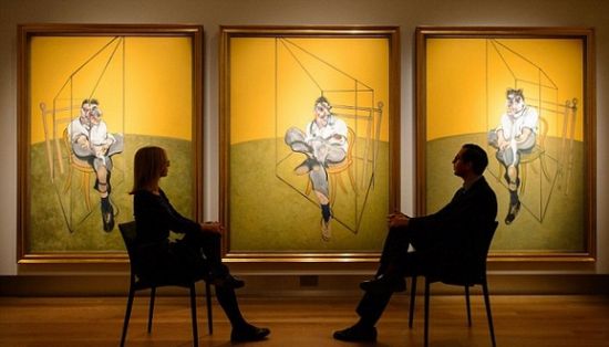 1.424亿美元　《卢西安·弗洛伊德肖像画习作》(Three Studies of Lucian Freud)