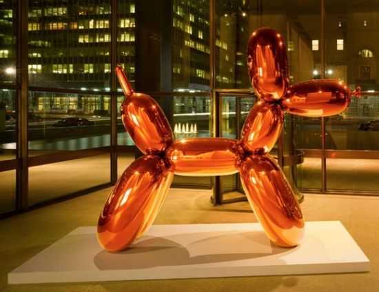 5840万美元 《气球狗(橙色)》(Balloon Dog [Orange])