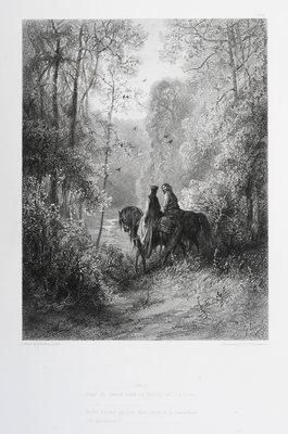 130811048 古斯塔夫•多雷(1832~1883) 19世纪限量版 王的牧歌系列版画(十九)