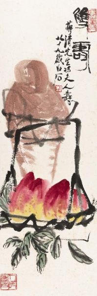 齐白石《双寿图》