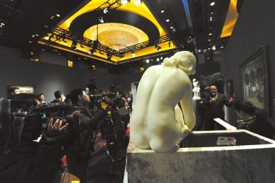 苏富比北京艺术周预展现场。京华时报记者任峰涛摄
