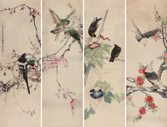 刘奎龄《花鸟》