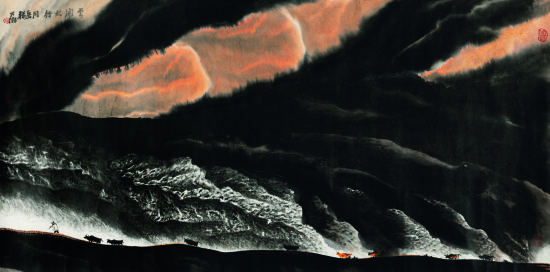 贾又福 (b.1942) 云开太行