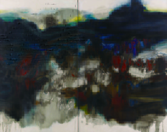 朱德群《无题》